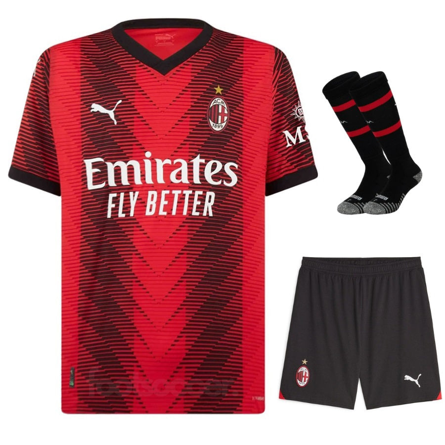 MAILLOT-KIT-ENFANT-MILAN-AC-DOMICILE-2023-2024-foot-sport
