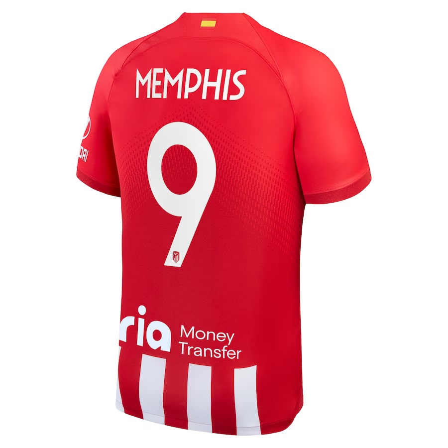 Maillot-Atletico-Madrid-Memphis-Domicile-2023-2024-2