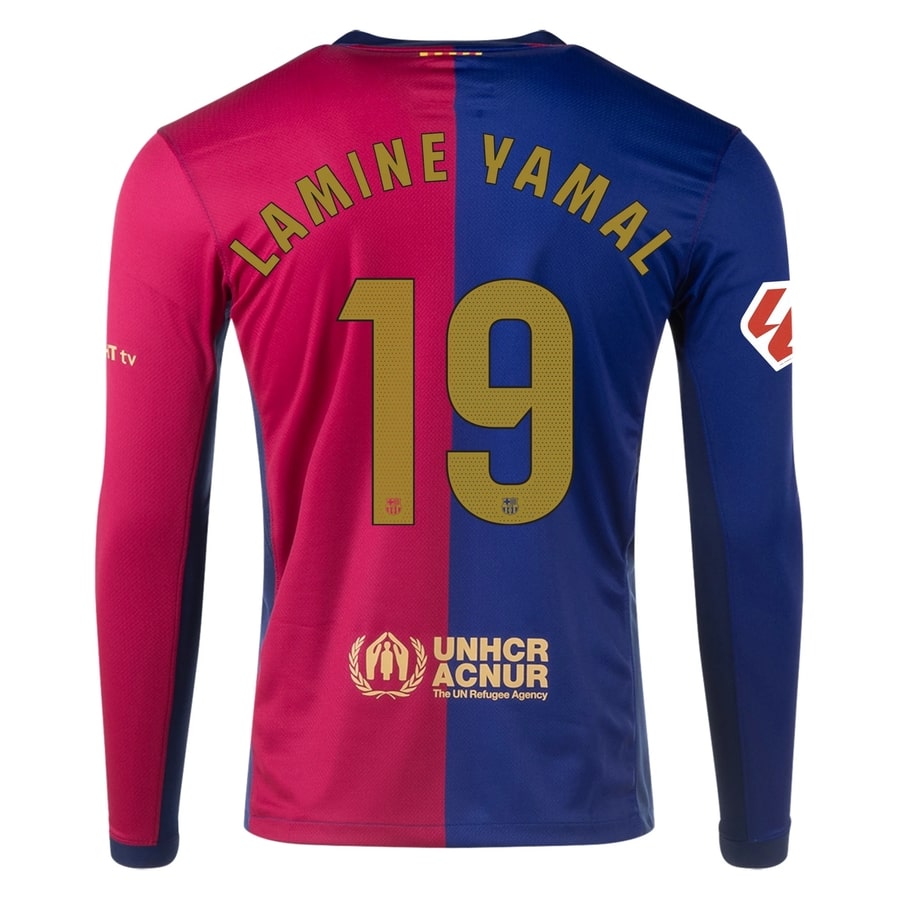 Maillot-Barca-2024-2025-Domicile-Lamine-Yamal-Manches-Longues