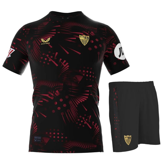 Sevilla FC Children's Home Kit Jersey 2023-2024 