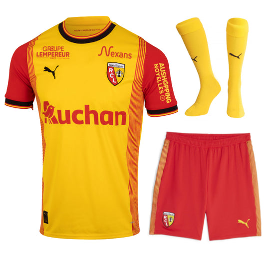Maillot-Kit-Enfant-RC-Lens-Domicile-2023-2024